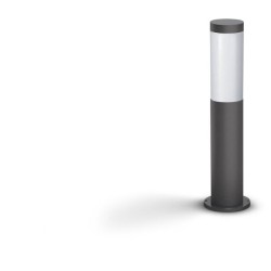 Lampadaire extérieur sur poteau - UTRECHT - Poteau anthracite - 1x20