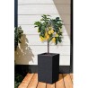 Bac a Fleurs Carré Haut 30 cm - EDA - Graphit Up - 36 L - Intérieur/ Extérieu...