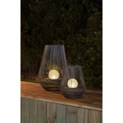 Lanterne solaire décorative boule perlée - GALIX - H30 - 10 Lumens - 8 heures...