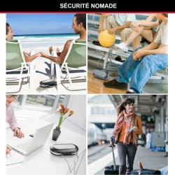 Mini Coffre-fort Portable - MASTER LOCK - 5900EURDWHT - Avec Câble - Combinai...