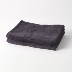 TODAY Essential - Lot de 2 serviettes de toilette 50x90 cm 100% Coton coloris...