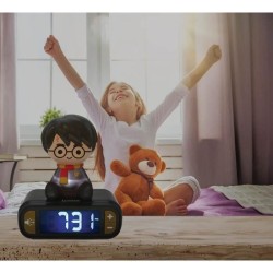 LEXIBOOK - Réveil veilleuse Harry Potter - Sons et mélodies, écran LCD rétro-...