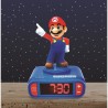 LEXIBOOK - Réveil veilleuse Super Mario - Sons et mélodies, écran LCD rétro-é...