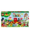 LEGO 10941 DUPLO Disney Le Train d'Anniversaire de Mickey et Minnie Jouet pou...