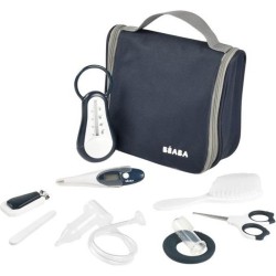BÉABA - Trousse de Toilette Bébé - 9 Accessoires - Thermometre Bain et Digita...