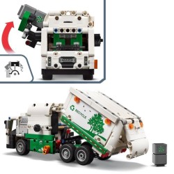 LEGO 42167 Technic Mack LR Electric Camion Poubelle, Jouet de Camion Électriq...