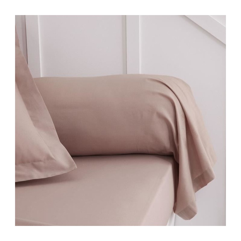 Taie de traversin - TODAY - Essential - 45 x 185 cm - 100% coton - Rose