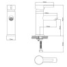 Mitigeur lavabo ROUSSEAU Dover - cartouche céramique Ø 40 mm - économie d'eau...