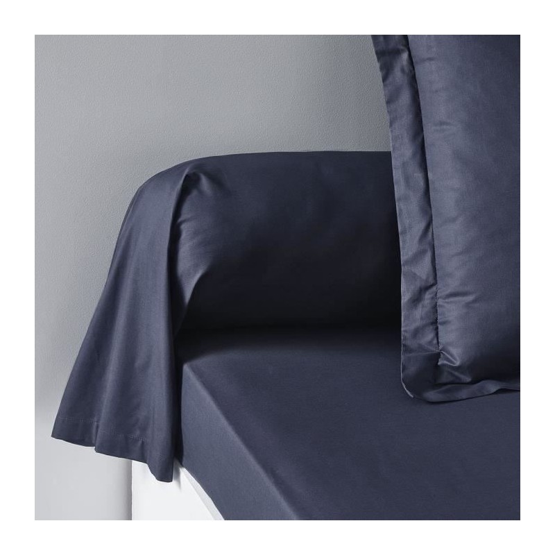 Taie de traversin - TODAY - Essential - 45 x 185 cm - 100% coton - Bleu marine