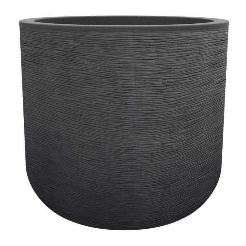 Pot de fleurs Rond 50 cm - EDA - Graphit Up - 67 L - Intérieur/ Extérieur - D...