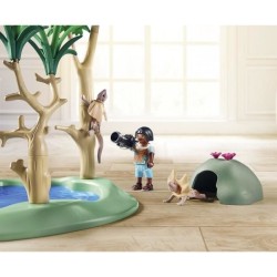 PLAYMOBIL 71624 Explorateurs avec animaux australiens, Wiltopia, 50 pieces, D...