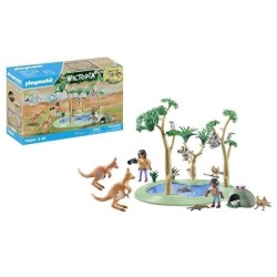 PLAYMOBIL 71624 Explorateurs avec animaux australiens, Wiltopia, 50 pieces, D...