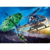PLAYMOBIL 70569 Hélicoptere de police et parachutiste, City Action, Les Polic...