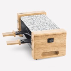 Appareil a raclette HKoeNIG - WOD2 - Jusqu'a 2 personnes - Pierre a cuire - D...