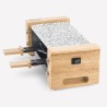 Appareil a raclette HKoeNIG - WOD2 - Jusqu'a 2 personnes - Pierre a cuire - D...