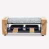Appareil a raclette HKoeNIG - WOD2 - Jusqu'a 2 personnes - Pierre a cuire - D...