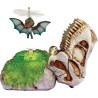 GrossMos Flying - Découvre ton dinosaure volant - Vert - 3 modeles a