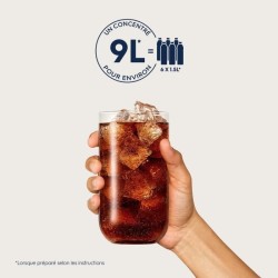 Concentrés SODASTREAM - Lot de 6 concentrés Cola - Jusqu'a 54L de boissons - ...