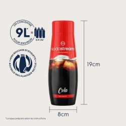 Concentrés SODASTREAM - Lot de 6 concentrés Cola - Jusqu'a 54L de boissons - ...