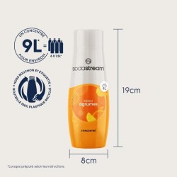 Concentrés SODASTREAM - Lot de 6 concentrés Agrumes - Jusqu'a 54L de boissons...