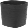 Pot avec réserve d'eau - GARDEN ID Respect - Noir-Anth 40 x 40 cm - 100% déch...