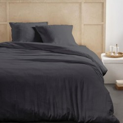 Parure de lit - TODAY - 123323 - 2 personnes - 240x220cm - Gaze de coton unie...