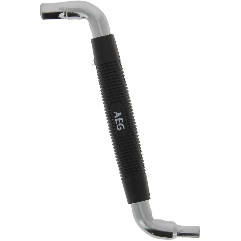 Clé de vidange hexagonale - AEG - double hexagone 8-12mm - poignée ergonomiqu...