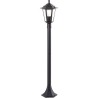 Potelet extérieur - BRILLIANT - CARLEEN - noir - métal/verre - E27 max 60W - ...
