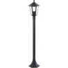 Potelet extérieur - BRILLIANT - CARLEEN - noir - métal/verre - E27 max 60W - ...