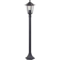 Potelet extérieur - BRILLIANT - CARLEEN - noir - métal/verre - E27 max 60W - ...