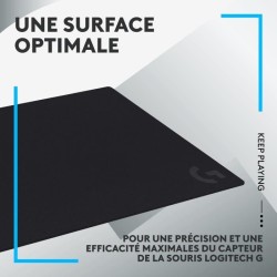 Tapis de souris gamer - Logitech G-  G640 - Noir