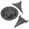Lot de 8 spots solaires ronds inox encastrable ou a piquer - LUMISKY - DECKY ...