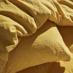 Parure de lit - TODAY - 123669 - 2 personnes - 260x240cm - Gaze de coton unie...