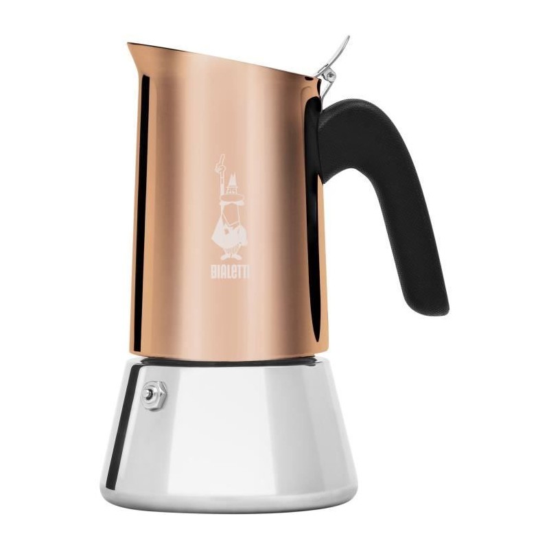 Cafetiere italienne - BIALETTI - NEW VENUS - 4 tasses - 0,17 L - Cuivre - com...