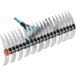 GARDENA Râteau-scarificateur 35cm Combisystem - Lames acier galvanisé pressé–...