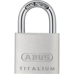 Cadenas - ABUS - 64TI/30 Titalium - Corps aluminium - Clé paracentrique - Ris...