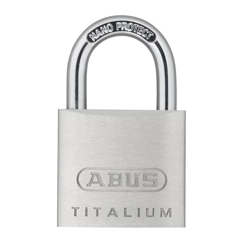 Cadenas - ABUS - 64TI/30 Titalium - Corps aluminium - Clé paracentrique - Ris...