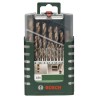 Set de 19 Forets a métaux rectifiés HSS-Cobalt - BOSCH - Foret - Gris - Longu...