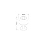 Lampe de table solaire G2 tres éclairante - GALIX - 100 Lumens - Plastique et...