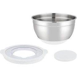 Set de saladiers - ARTHUR MARTIN - AM486 - 16-20-24 cm - Couvercles hermétiqu...
