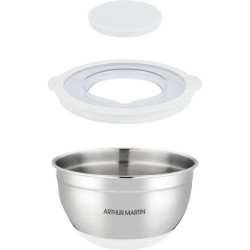 Set de saladiers - ARTHUR MARTIN - AM486 - 16-20-24 cm - Couvercles hermétiqu...