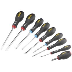Jeu de 9 Tournevis - STANLEY FATMAX - FMHT65424-0 - Electricien + Mecanicien ...