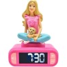 LEXIBOOK - Réveil veilleuse Barbie - Sons et mélodies, écran LCD rétro-éclair...