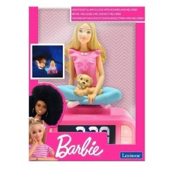 LEXIBOOK - Réveil veilleuse Barbie - Sons et mélodies, écran LCD rétro-éclair...