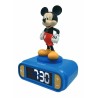 LEXIBOOK - Réveil veilleuse Mickey - Sons et mélodies, écran LCD rétro-éclair...