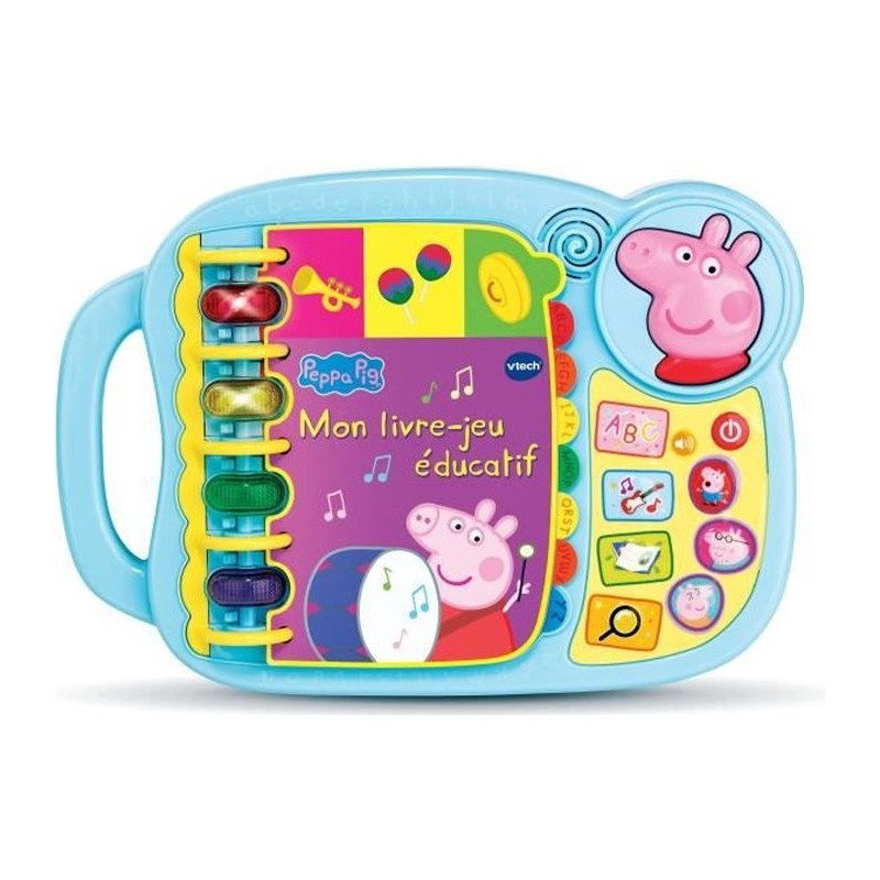 Livre-Jeu Educatif VTECH - Peppa Pig - Sons amusants - 14 pages