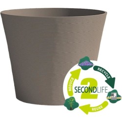 Pot de fleurs - GARDEN ID - Green Care Sense Taupe - 40 x 34 cm - Garantie de...