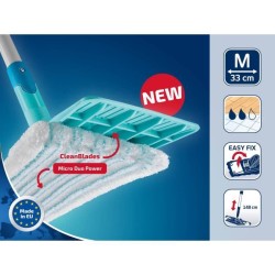 Set de nettoyage sol Leifheit PowerClean 55510, balai serpillere avec seau es...