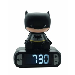LEXIBOOK - Réveil veilleuse Batman - Sons et mélodies, écran LCD rétro-éclair...