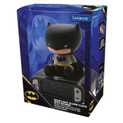 LEXIBOOK - Réveil veilleuse Batman - Sons et mélodies, écran LCD rétro-éclair...